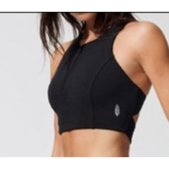 Free People Movement Delta Sports Bra Sample Piece Red and White Stripe Small - Picture 7 of 12